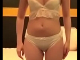 Sexy asian girl changing her pantalettes 65