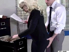 (julie cash) large scones white bitch enjoy hard style sex in office clip-19