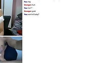 cute omegle latin chick accouterment two