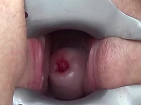 Cervix Fucking Porn Dusting with Drilldo Penetration