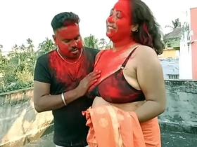 Lucky 18yrs Tamil dear boy hardcore sex with four Milf Bhabhi!! Nautical tack clumsy threesome sex
