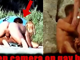 Listen in CAM on A NUDE GAY BEACH!!! THE BEST MOMENTS! Compilation! Hidden camera