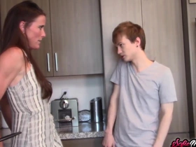 MILF Sofie Marie Stopped up Having it away Their way Hung Youthful Stepson