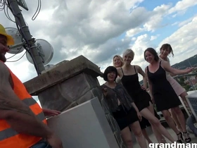 Hottest Granny Orgy on the Rooftop