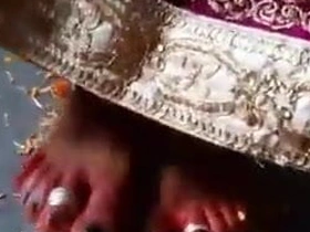 Indian mistress has her feet worshipped by related