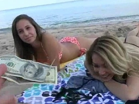 Amateur spread out takes money for a fuck 1
