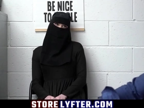 Fake muslim wearing hijab busted and screwed hard-storelyfter com