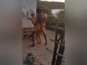French Milf Fucked By An African Tribe Man