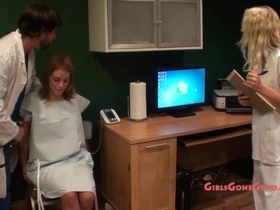 Doctor Tampa And Brianna Cole - Unpretentious Hottie Sensually Examined By During Gyno Exam 1/4