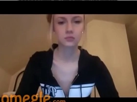 Sexy small teen on Omegle