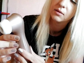 Bauble testing orgasm and masturbation satisfyer pro2  and her hairy big clit pussy free compendium