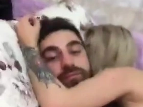 Turkish Couple Cuddling Unvarnished After Sex