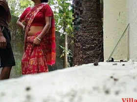 beautiful Townsperson wife Teeming Lonly Bhabi Sex In Outdoor Fuck