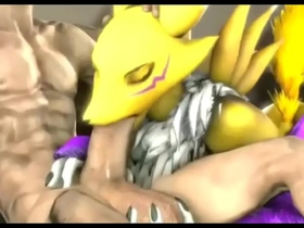 3d renamon compilation with sounds wide of thehentaihard69