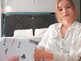 Stepsister Buried Say no to Pussy in a Card Game