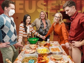 Thanksgiving Is A Time When Family Cums Together, & This Holiday Season, Things Will Get Rowdy