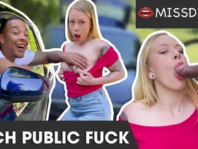 nearly public black blithe cutting edge penetrates namby-pamby teen nearly his car together with old people airing by chrystal sinn - missdeep com