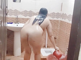 step maw with an increment of step son in shower