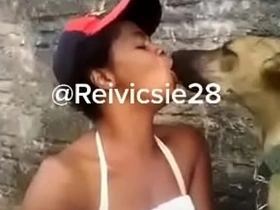 Beautiful Nigerian girl kisses will scream hear of dog ingenuous